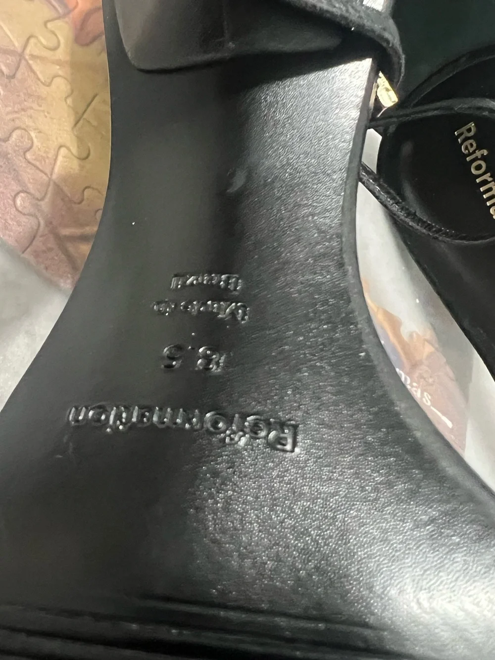 Reformation black heels - Picture 6 of 7